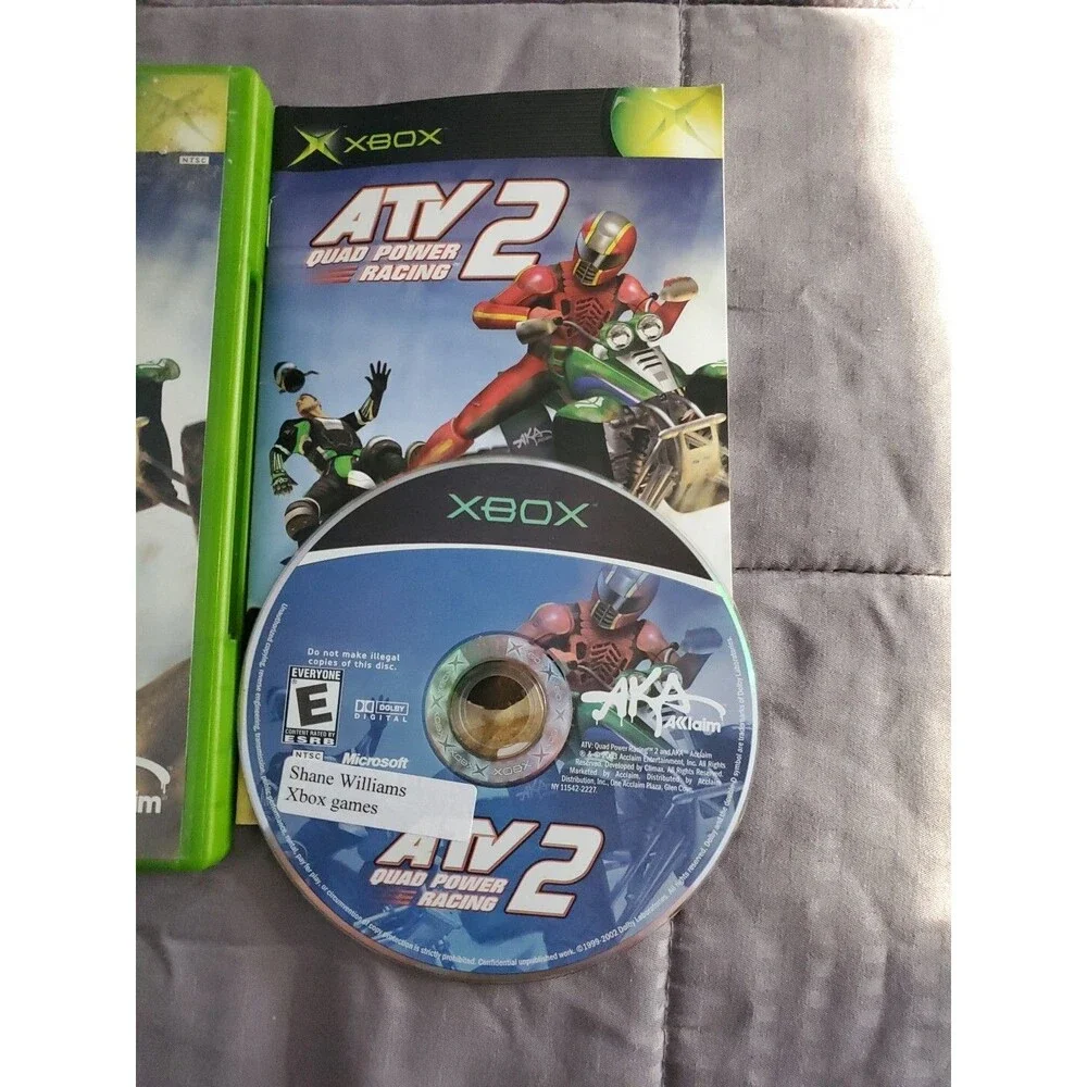 ATV: Quad Power Racing 2 (Microsoft Xbox, 2003) Complete In Box